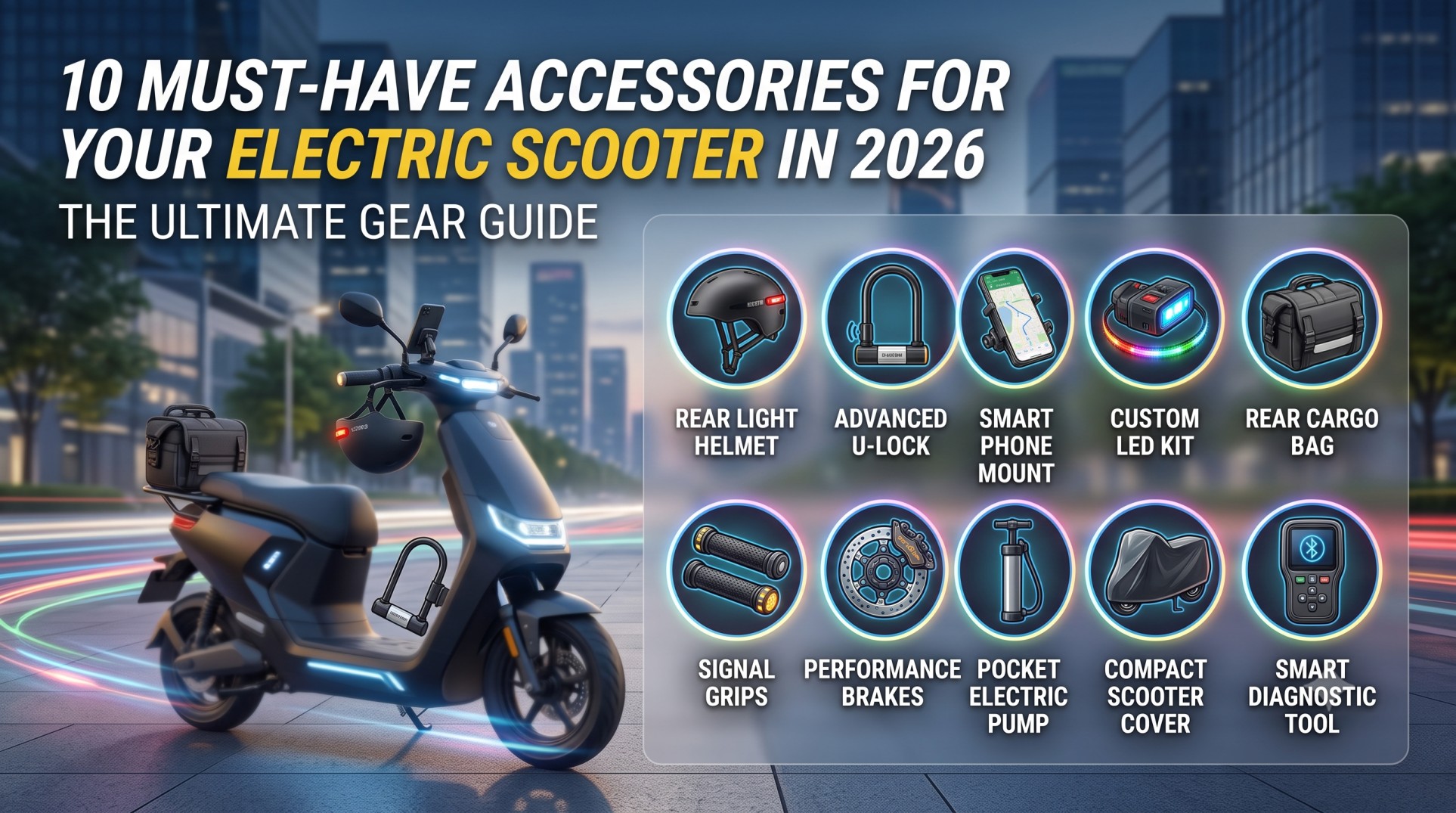 10 Must-Have Accessories for Your Electric Scooter in 2026