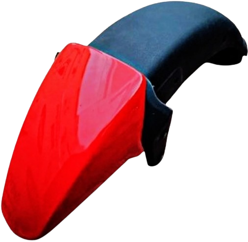 Mudsor Front Mudguard for TVS Raider – Red Bike Crash Guard